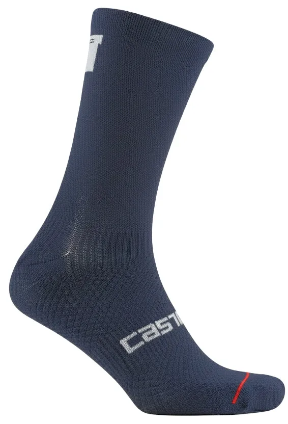 Castelli Como 20 Thermal Cycling Socks - Blue