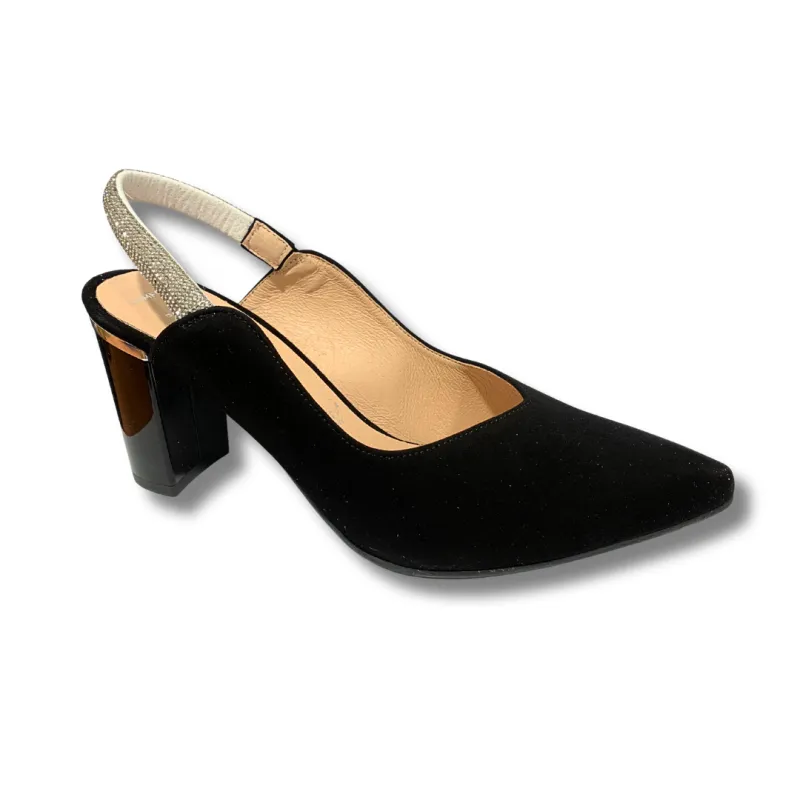 Bioeco Womens Shoe 4186 Black Suede