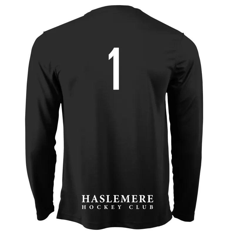 Haslemere HC Long Sleeve GK Jersey: Black - Image 2