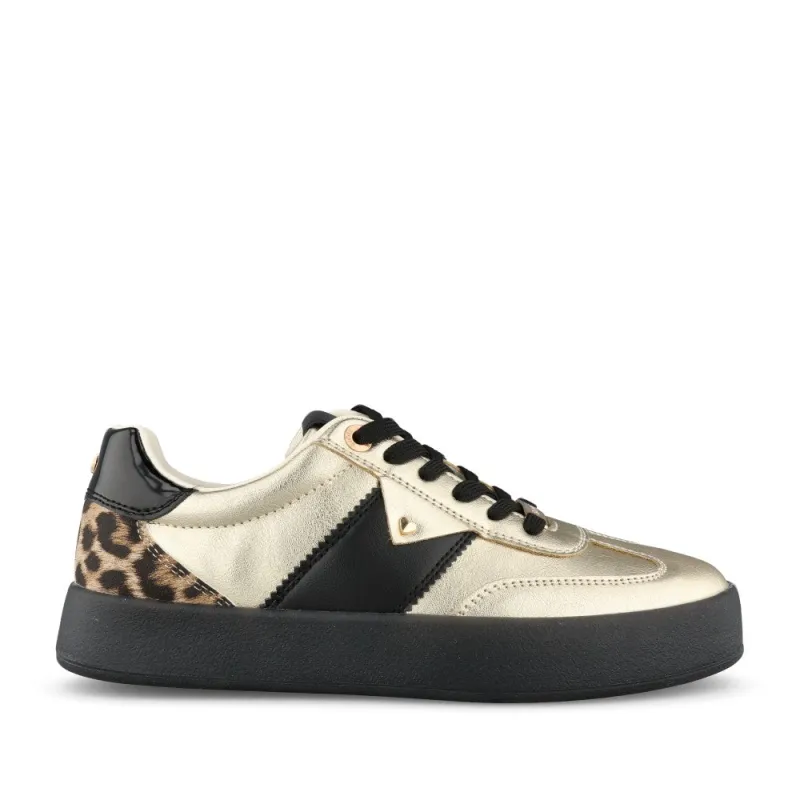 Lloyd & Pryce Womens Trainer Mali Jungle Black/Gold