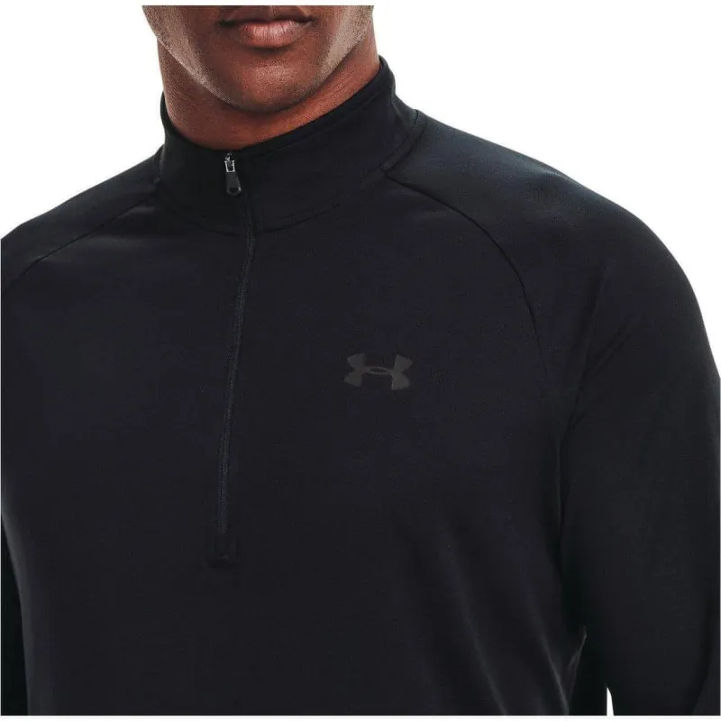 Under Armour Tech Half Zip Long Sleeve Mens Training Top - Black - Image 3