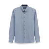 Bugatti Mens Shirt Blue Grey