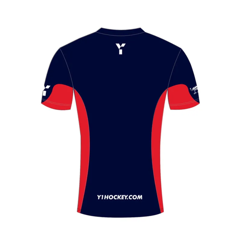 Amersham and Chalfont HC Y1 Junior Home Playing Shirt: Navy - Image 3