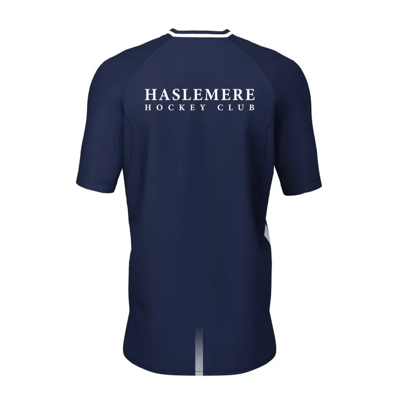 Haslemere HC Piranha Edge Pro Training Tee: Navy/White - Image 2
