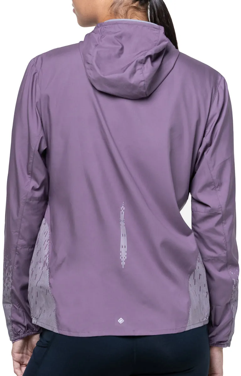 Ronhill Tech Reflect Womens Running Jacket - Purple - Image 2