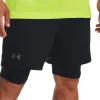 Under Armour Vanish Woven 2 In 1 Mens Training Shorts - Black