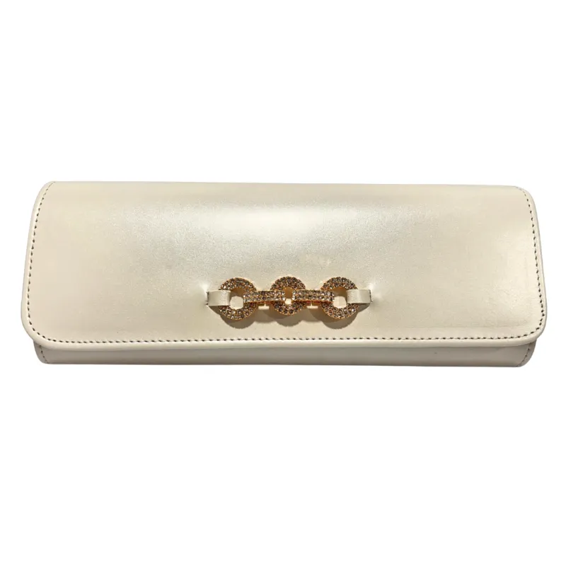 Emis Womens Clutch Bag T20 Ecru Pearl