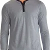Ohmme Dawn Long Sleeve Mens Yoga Top - Grey