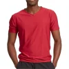 Ohmme Triangulum Short Sleeve Mens Yoga Top - Red