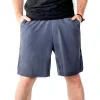 Ohmme Warrior I Mens Yoga Shorts - Grey