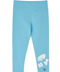 Lighthouse Girls Leggings Mollie Blue with Daisy