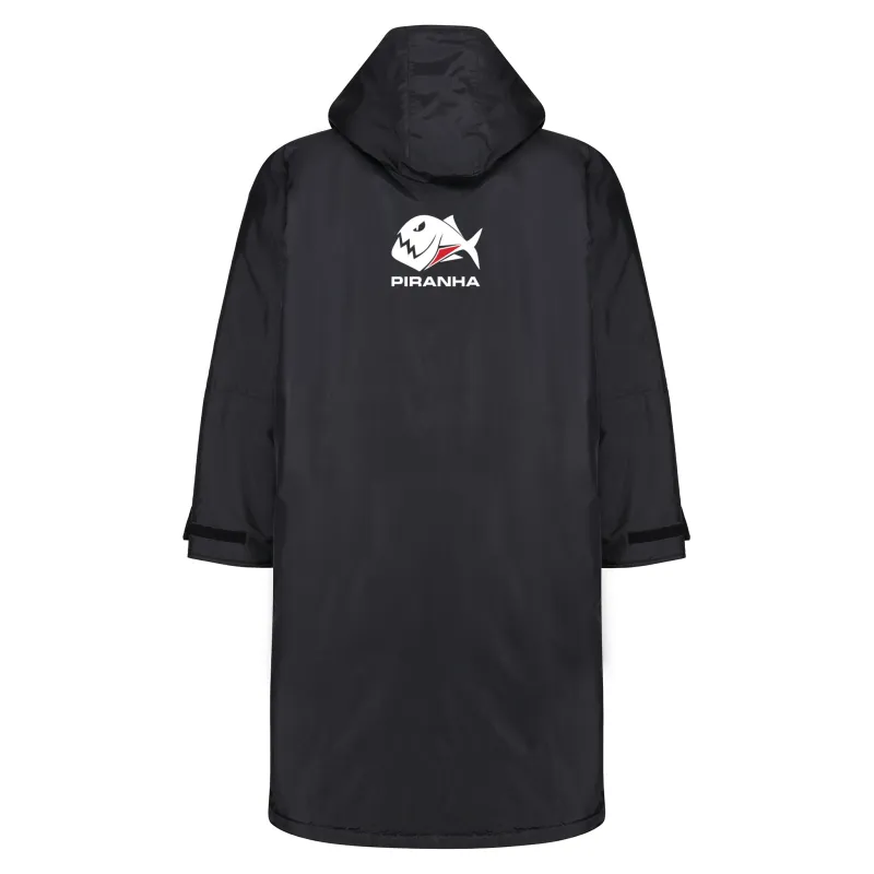 Piranha Senior Waterproof Changing Robe: Black - Image 2