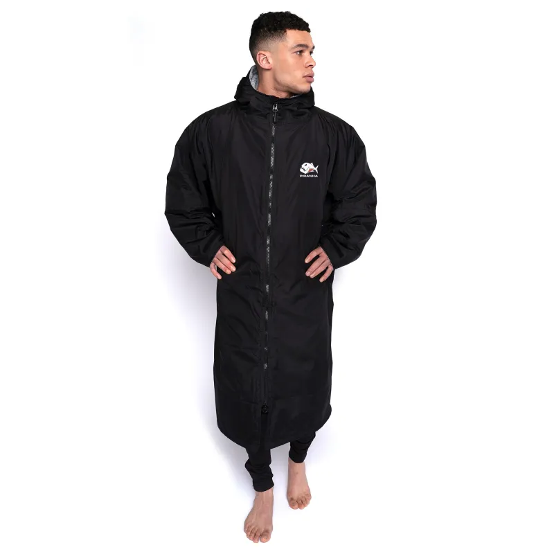 Piranha Senior Waterproof Changing Robe: Black - Image 3