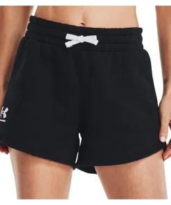 Under Armour Rival Fleece Womens Training Shorts - Black