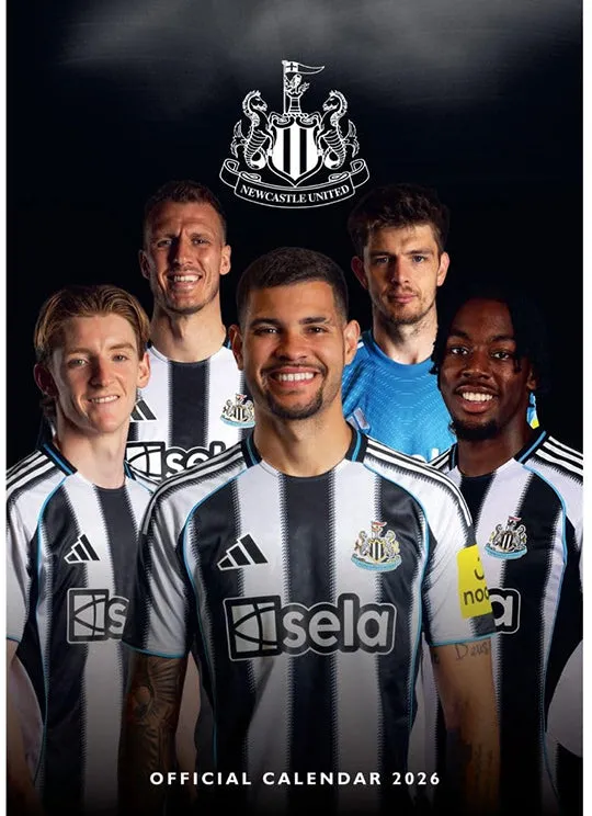 Newcastle United 2026 A3 Wall Calendar