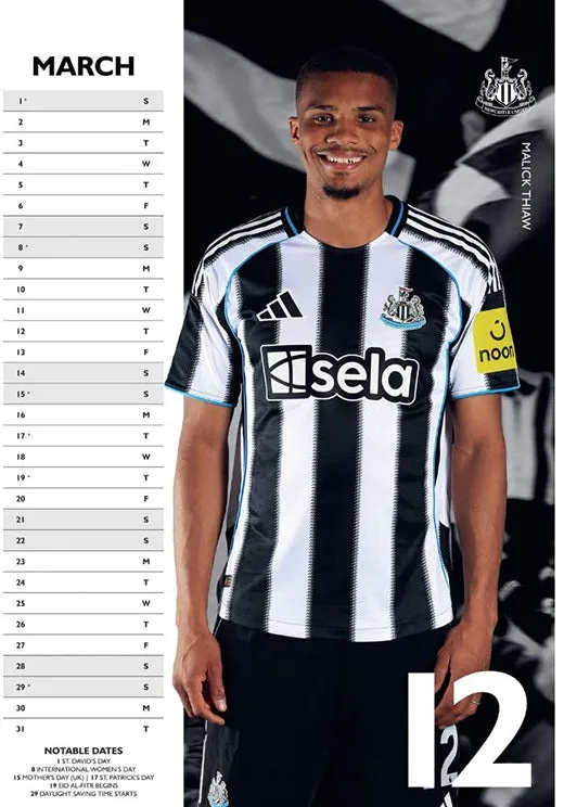 Newcastle United 2026 A3 Wall Calendar - Image 2