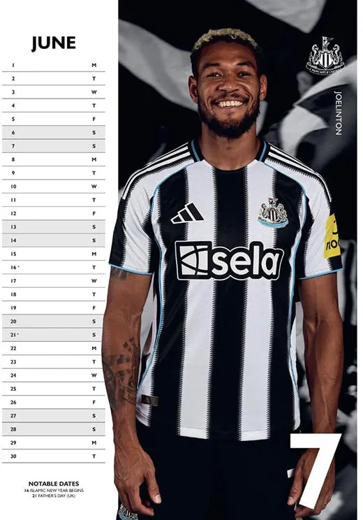 Newcastle United 2026 A3 Wall Calendar - Image 3