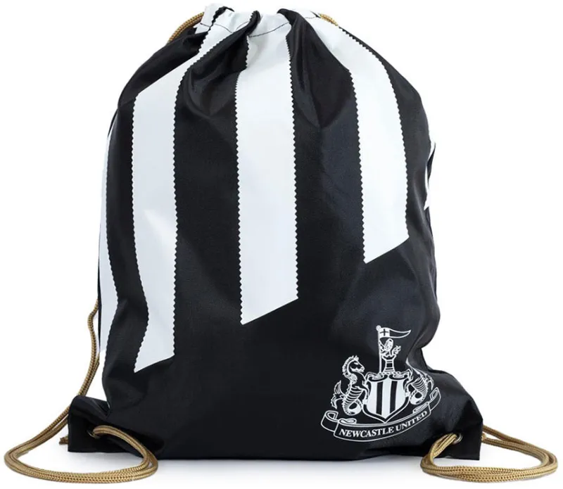 Newcastle United Stripe Gym Bag - Black