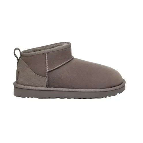 Ugg Womens Boot Classic Ultra Mini Grey- 1116109 - Image 2