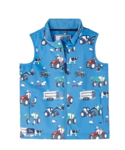 Lighthouse Boys Gilet Alex Blue Farm