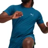Puma CloudSpun Short Sleeve Mens Running Top - Blue