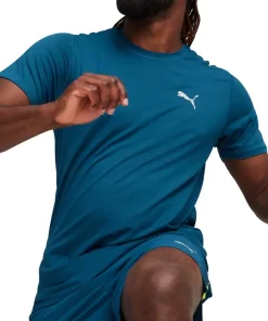 Puma CloudSpun Short Sleeve Mens Running Top - Blue