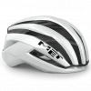 MET Trenta 3K Carbon Airframe Road Cycling Helmet - White