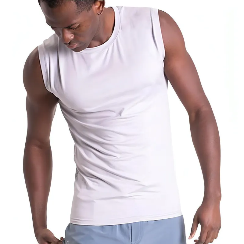 Ohmme Sagan Mens Yoga Vest - Grey