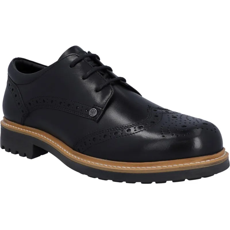 Hunter Cawdor Brogue Gibson Black