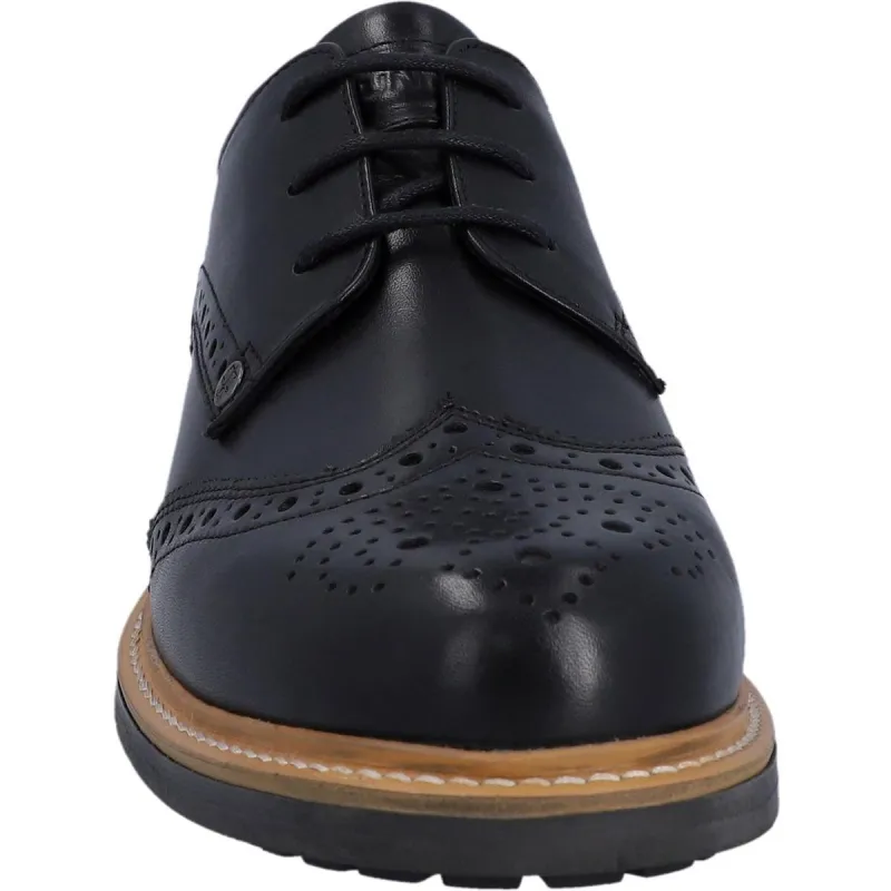 Hunter Cawdor Brogue Gibson Black - Image 2