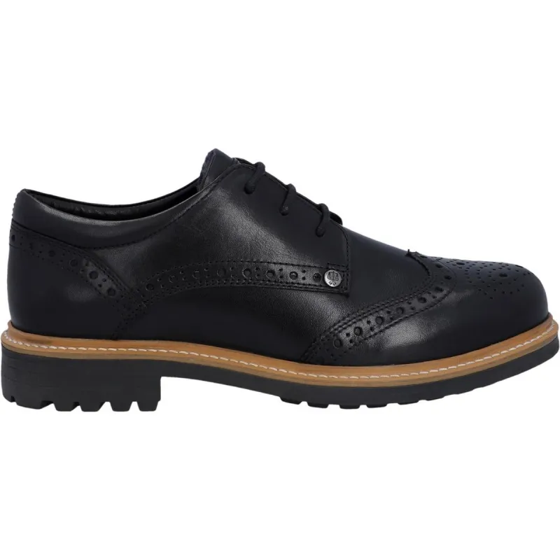 Hunter Cawdor Brogue Gibson Black - Image 3