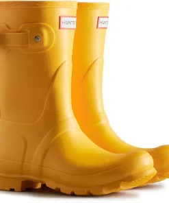 Hunter Original Short Wellington Boots Yellow