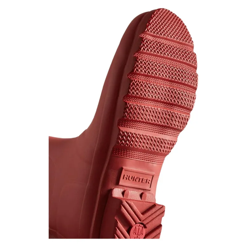 Hunter Original Short Wellington Boots RED - Image 3