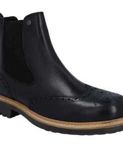 Hunter Cawdor Brogue Dealer Black