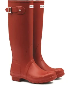 Hunter Original Tall Wellington Boots Military Red