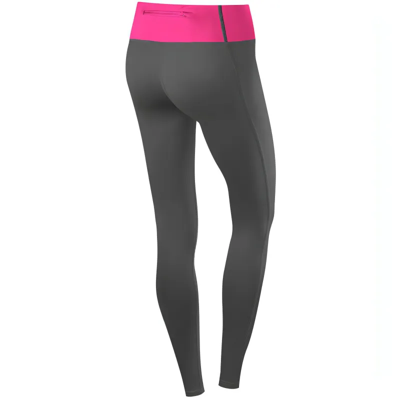 TCA Pro Performance Supreme High Waist Womens Long Running Tights - Grey - Image 2
