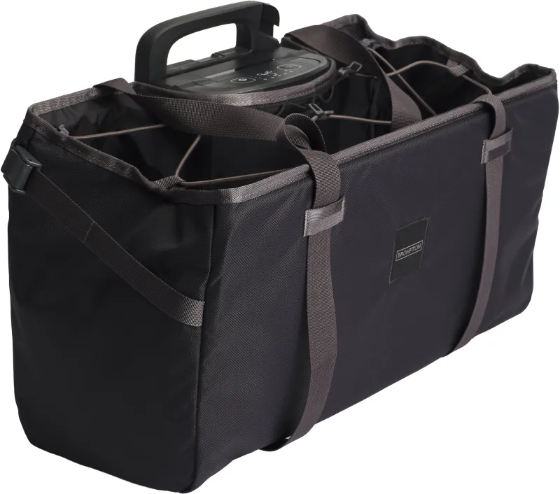 Brompton Electric Basket Bag - Black - Image 2