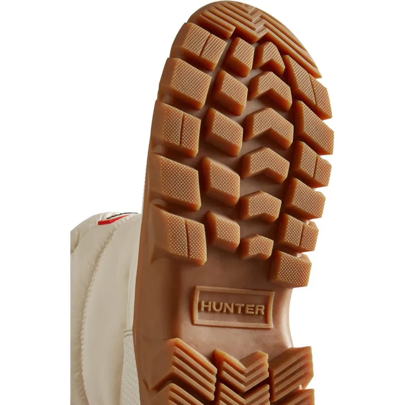 Hunter Intrepid Short Snow Boot White Willow/Gum - Image 2