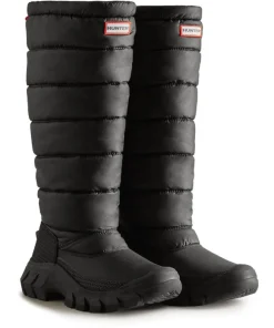 Hunter Intrepid Tall Snow Boot Black