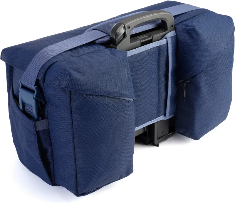 Brompton Electric Large Zip Bag - Blue - Image 3