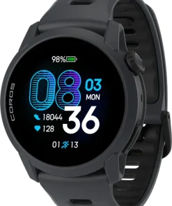 COROS PACE 4 Silicone Strap GPS Sport Watch - Black