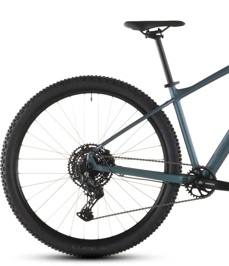Cube Aim Pro Mountain Bike 2026 - Samaragdgrey - Image 2