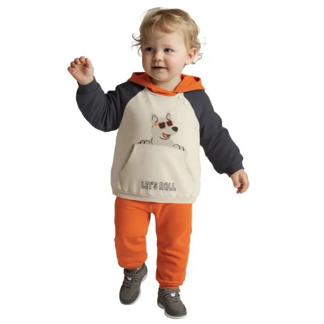 Mayoral Boys 3 Piece Set 2835 Pumpkin - Image 2