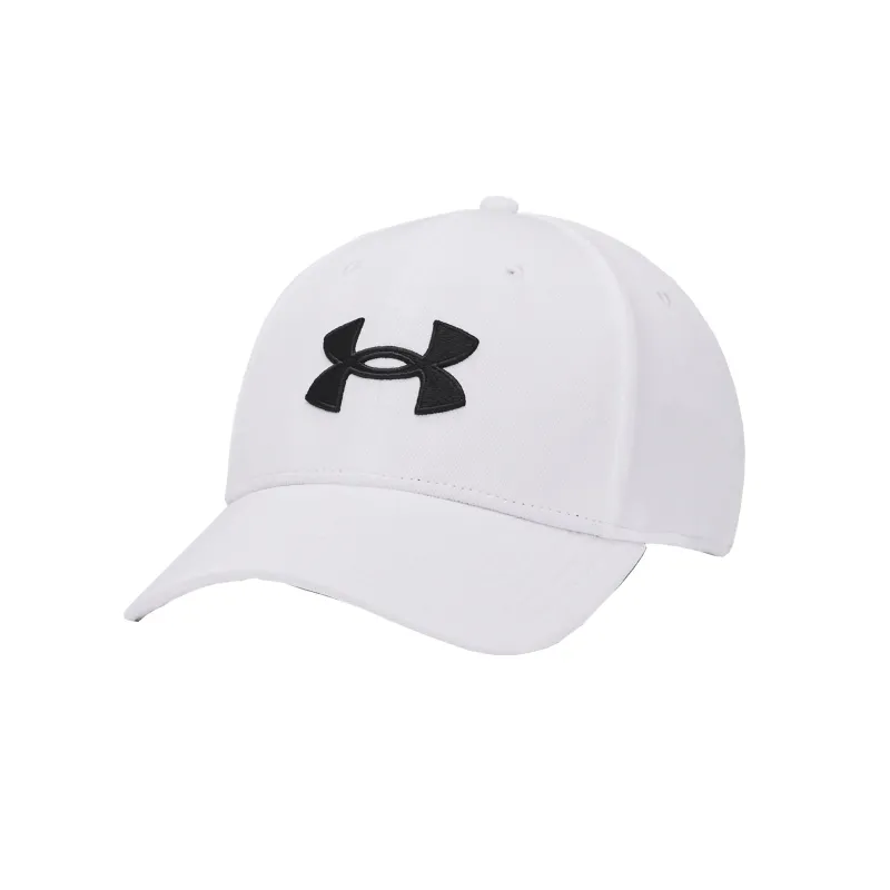 Under Armour Blitzing Baseball Cap: White/Black