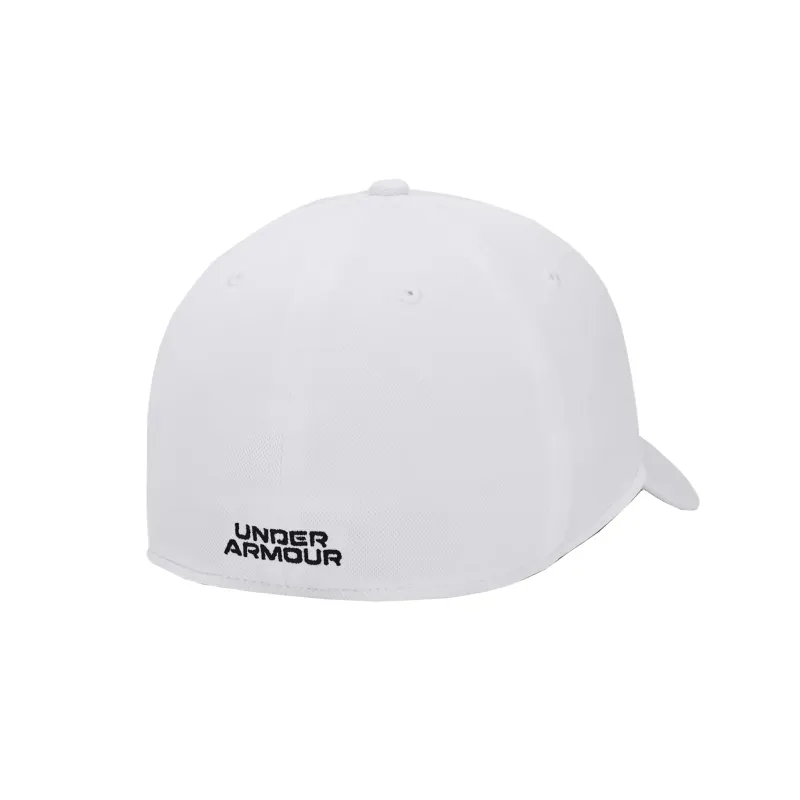 Under Armour Blitzing Baseball Cap: White/Black - Image 2