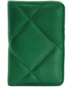 Dune Knightsbridge Card Holder Green Leather