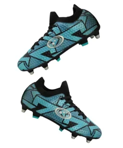 Optimum Fly Knit Hybrid Football Boots: Blue