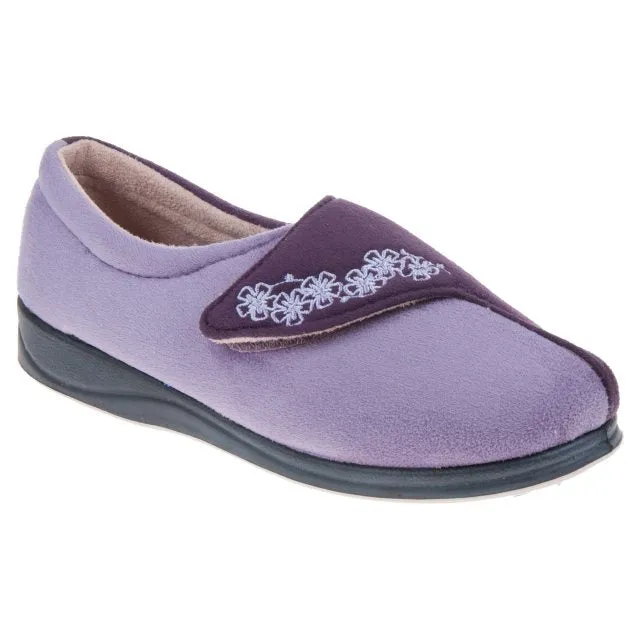 Padders Womens Slipper Hug Purple