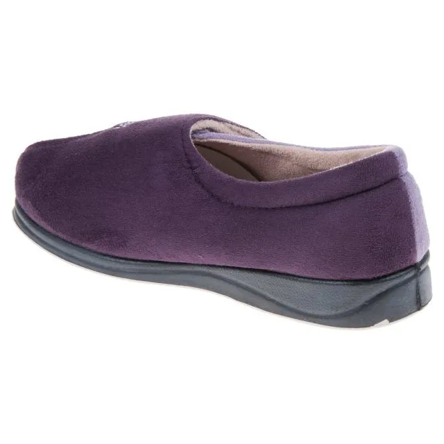 Padders Womens Slipper Hug Purple - Image 2