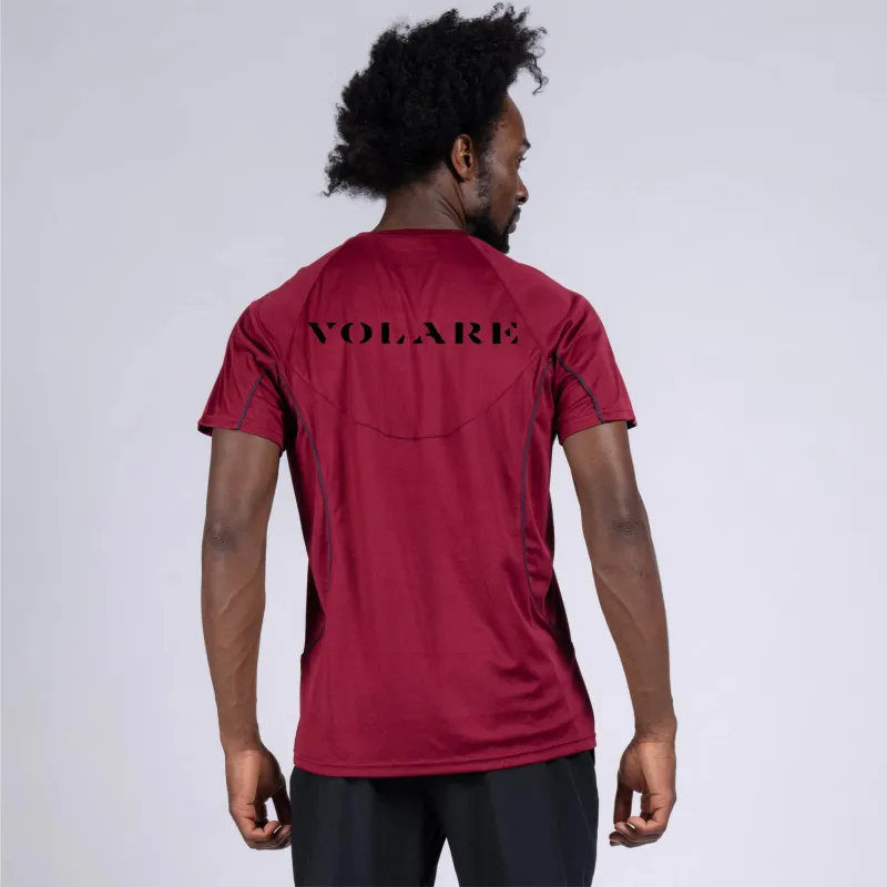 Blenheim Park CC Training Tee Shirt: Maroon - Image 2